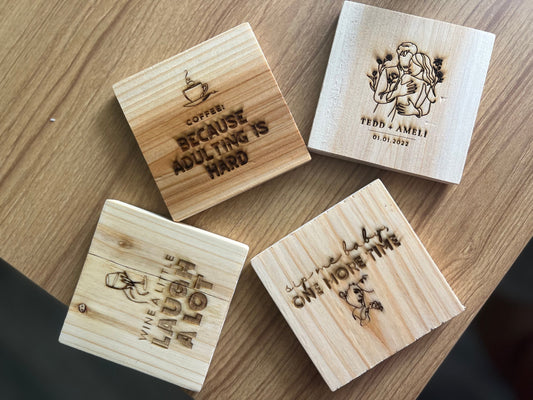 Customized Wood Coasters