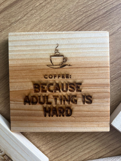 Customized Wood Coasters